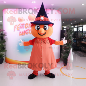 Peach Magician maskot...