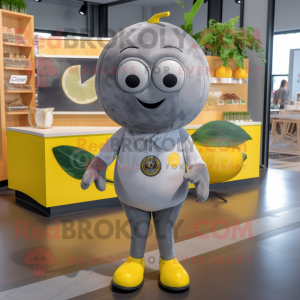 Gray Lemon mascotte kostuum...