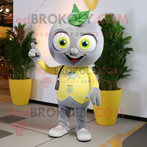 Gray Lemon mascotte kostuum...