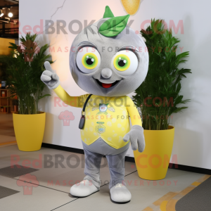 Personaje de mascota Grey...