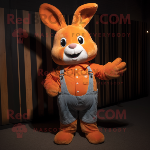 Orange Rabbit mascotte...