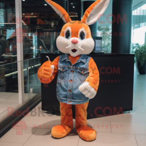 Orange Rabbit mascotte...