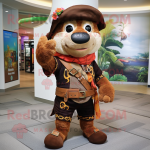 Brown Pirate mascotte...