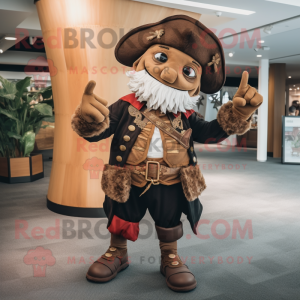 Brown Pirate mascotte...