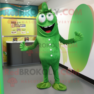 Groene Paella mascotte...