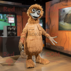 Rust Emu maskot kostym...