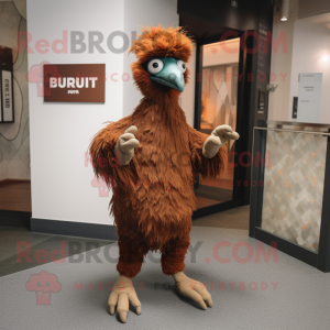 Rust Emu maskot kostym...