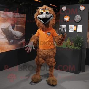 Rust Emu mascotte kostuum...