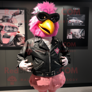 Pink Hens maskot kostume...