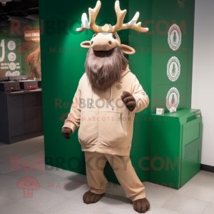 Tan Irish Elk mascotte...