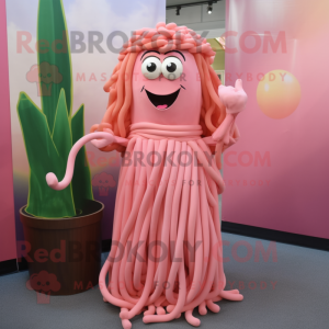 Pink Spaghetti maskot...