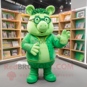 Green Sow mascotte kostuum...