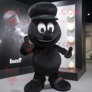 Svart armband maskot kostym...