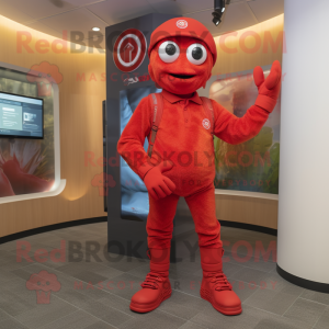 Postava maskota Red...