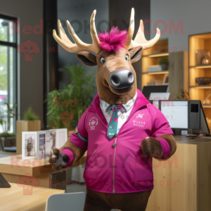 Magenta Elk mascotte...