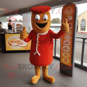 Tan Currywurst mascotte...