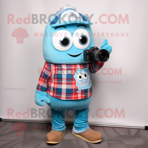 Sky Blue Camera maskot...