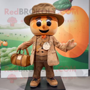 Personagem de mascote Brown...