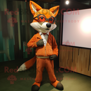 Rust Fox mascotte kostuum...