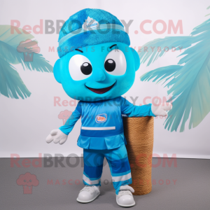 Postava maskota Blue Pad...
