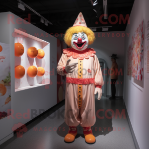 Peach Evil Clown mascotte...