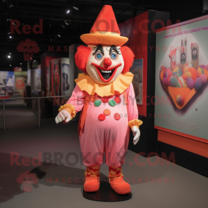 Peach Evil Clown mascotte...