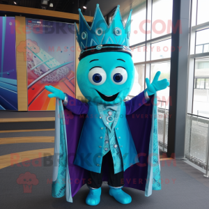 Turquoise Queen mascotte...