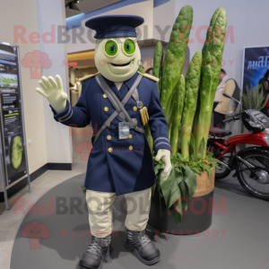 Navy Asparagus mascotte...