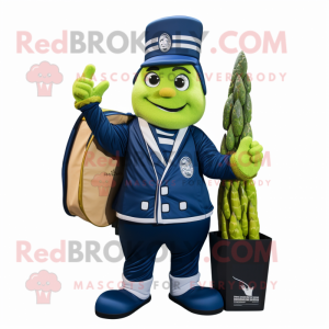 Navy Asparagus mascotte...