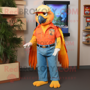 Orange Parrot mascotte...