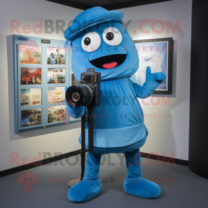 Blue Camera mascotte...