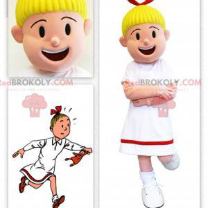 Costume da Bobette famoso per bambina di Bob e Bobette -