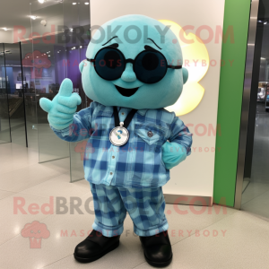 Postava maskota Sky Blue...
