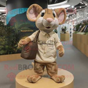 Brauner Ratten Maskottchen...