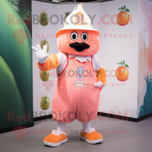 Peach King maskot kostume...