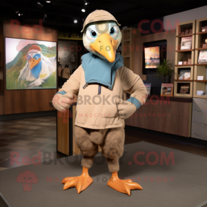 Tan Dodo Bird mascotte...