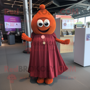 Rust Plum mascotte kostuum...