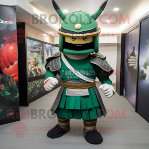 Forest Green Samurai maskot...