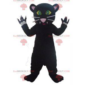 Very cute and very realistic black panther mascot -