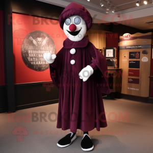 Maroon Mime mascotte...