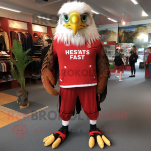 Red Haast S Eagle maskot...