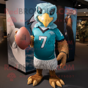 Turquoise Falcon mascotte...