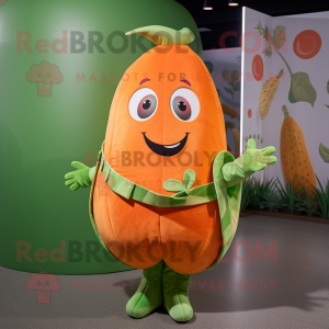 Orange Cucumber mascotte...