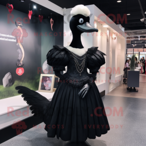 Black Swans maskot kostume...