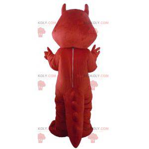 Crocodilo dinossauro mascote javali vermelho - Redbrokoly.com