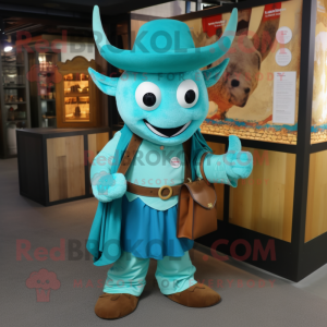 Turquoise Goulash mascotte...