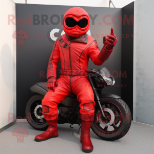 Red Cyclops maskot drakt...