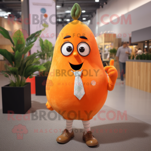 Oransje pære maskot kostyme...