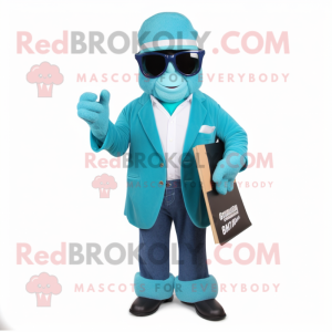 Teal Attorney maskot...