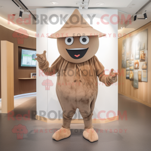 Brown Ray mascotte kostuum...